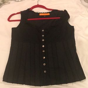 Cynthia Steffe preowned black button shirt